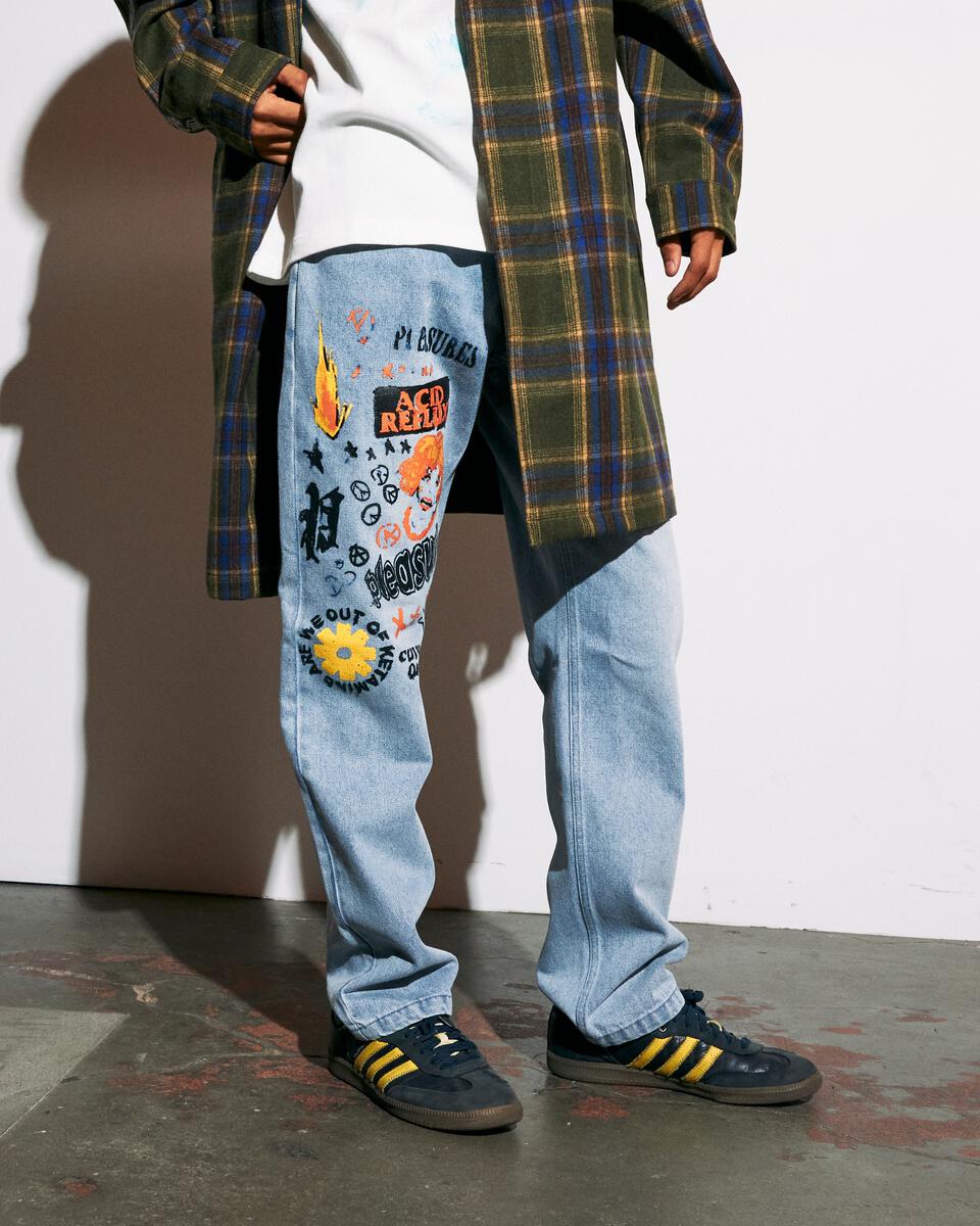 Pleasures Reflux 5 Pocket Denim