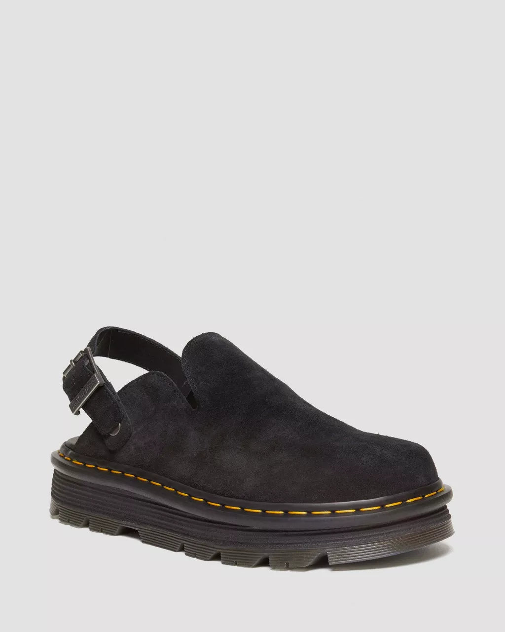 DR. MARTEN ZEBZAG SUEDE CASUAL SLINGBACK PLATFORM MULES