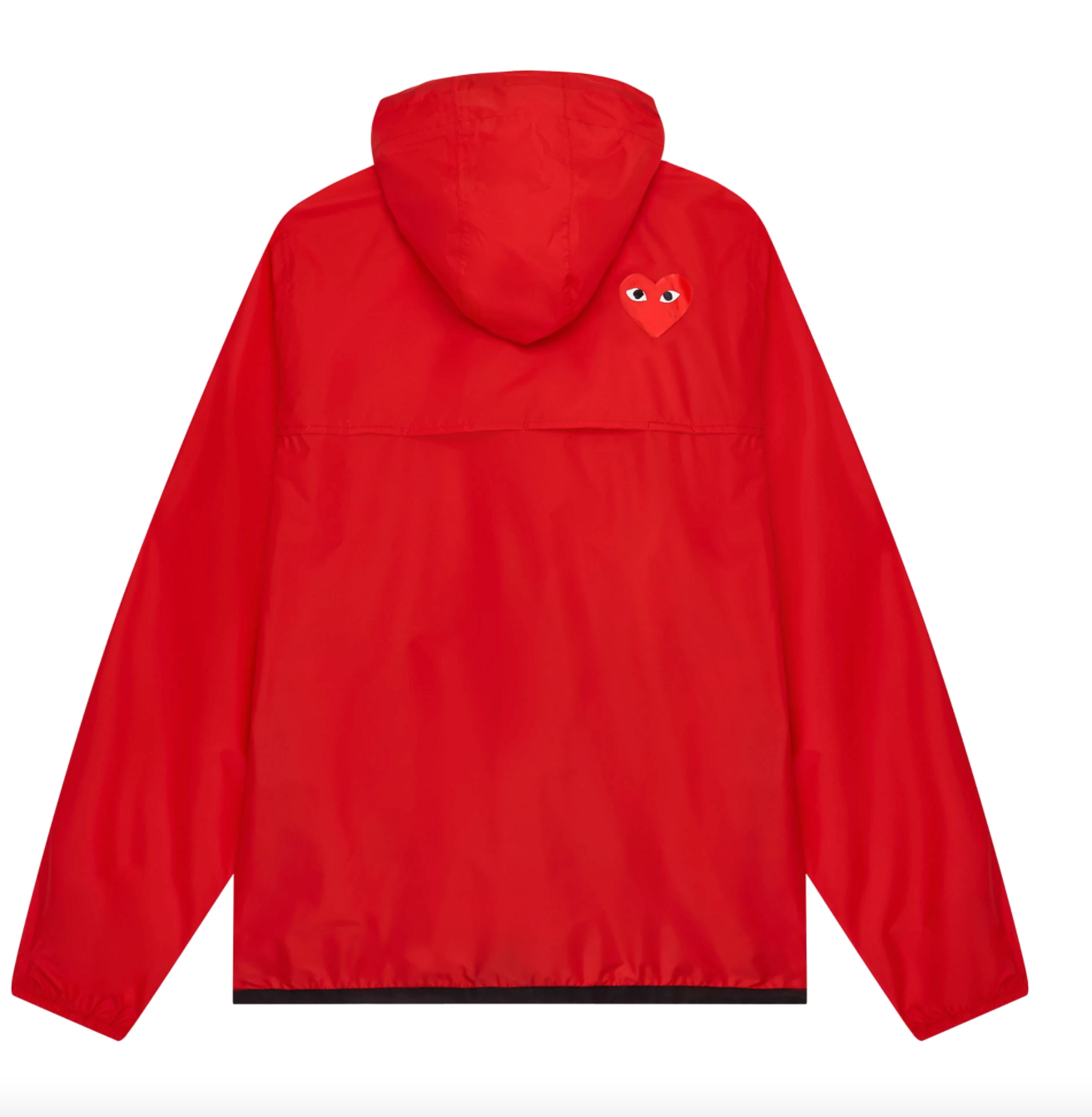 CDG X KWAY FULL ZIP JACKET (RED)