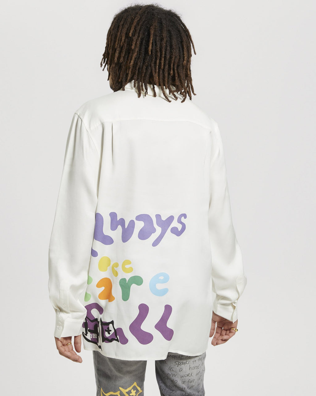 Ksubi Bee Careful Ls Shirt Ecru