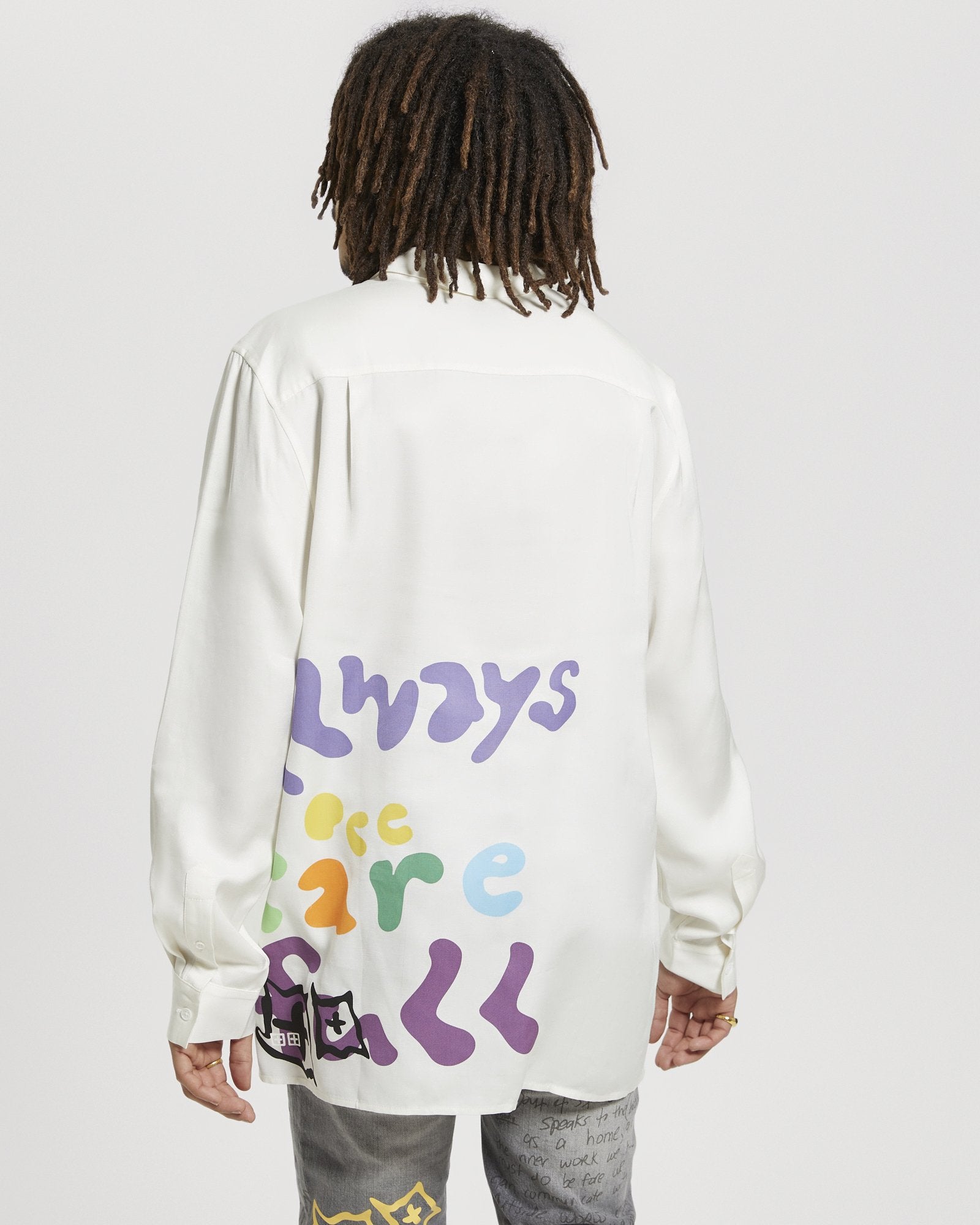 Ksubi Bee Careful Ls Shirt Ecru