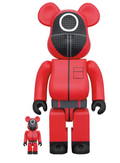 BE@RBRICK X Squid Games Guard Circle 400% & 100%