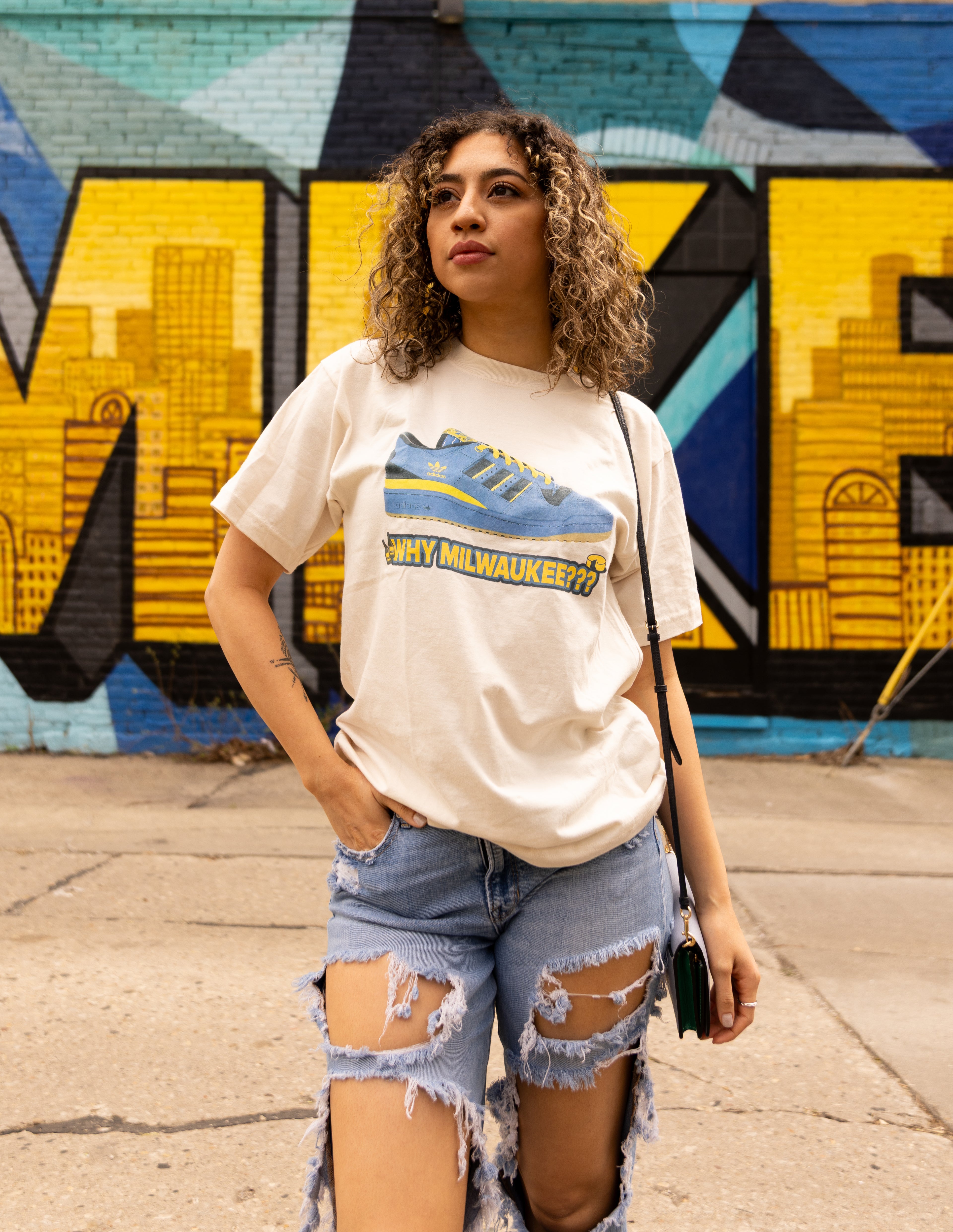 Adidas "why milwaukee" tee