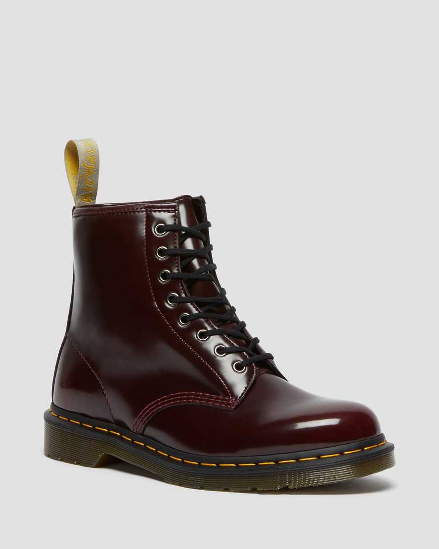 Dr. Martens 1460 Vegan Cherry Red Rub Off
