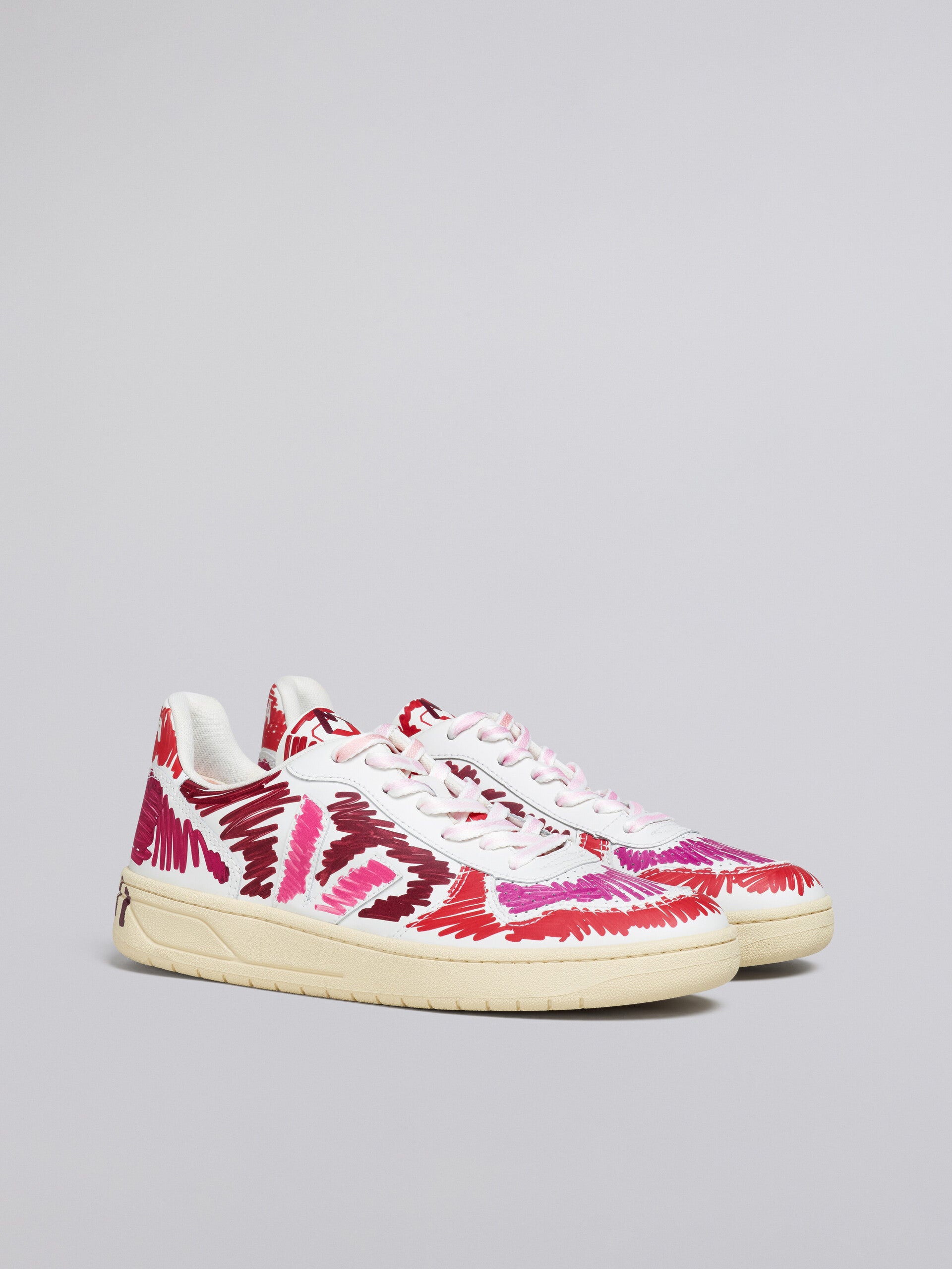 Veja x Marni V-10 Leather Marsala