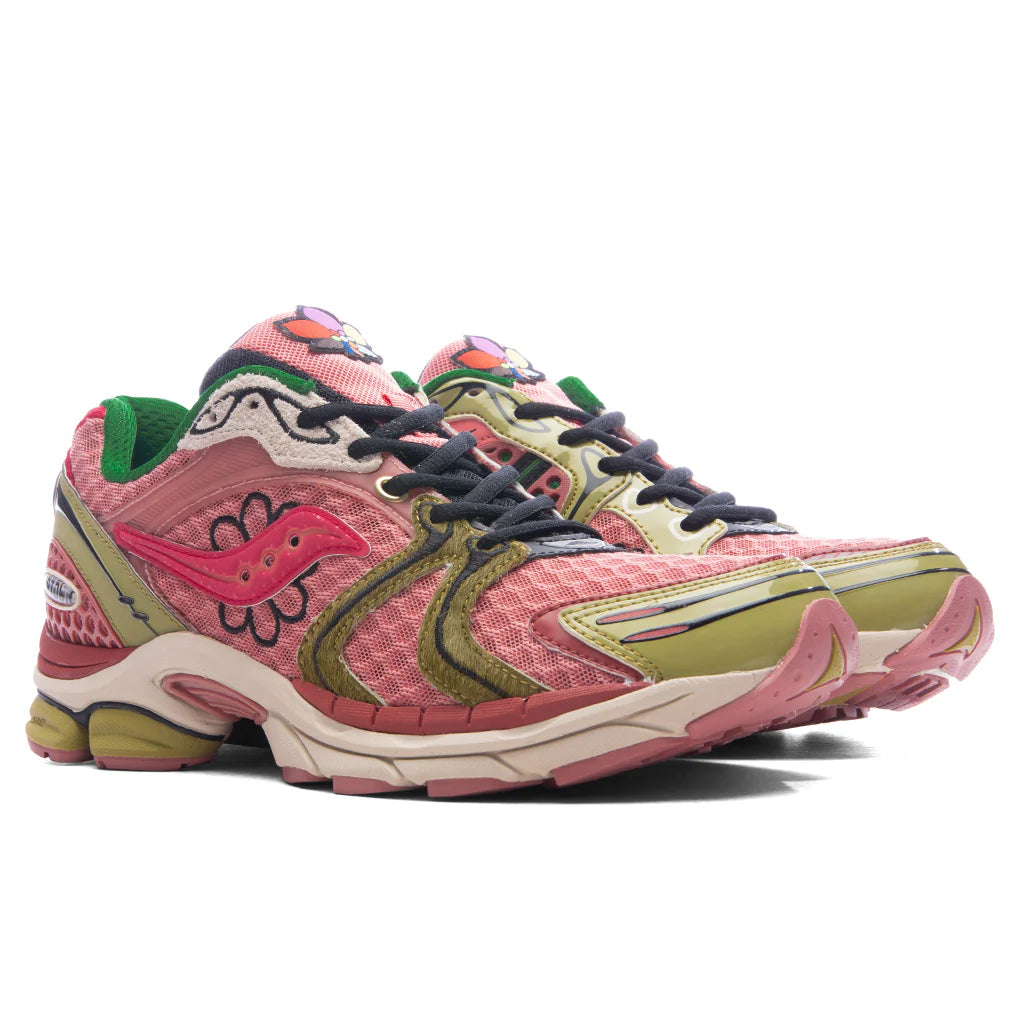 Saucony jae tips /peach leaf