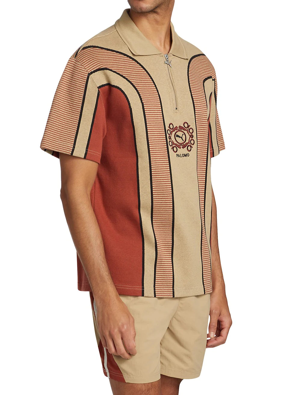 Puma x Palomo Striped Polo Shirt