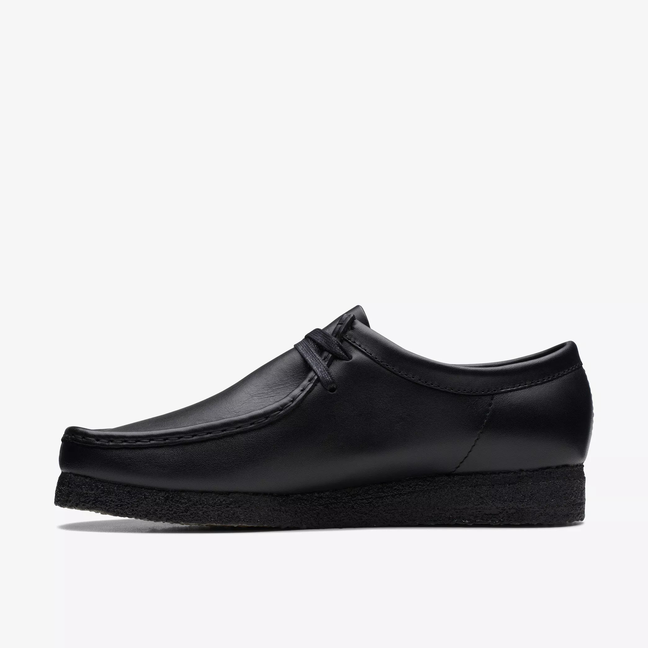 Clarks Wallabee Black Leather