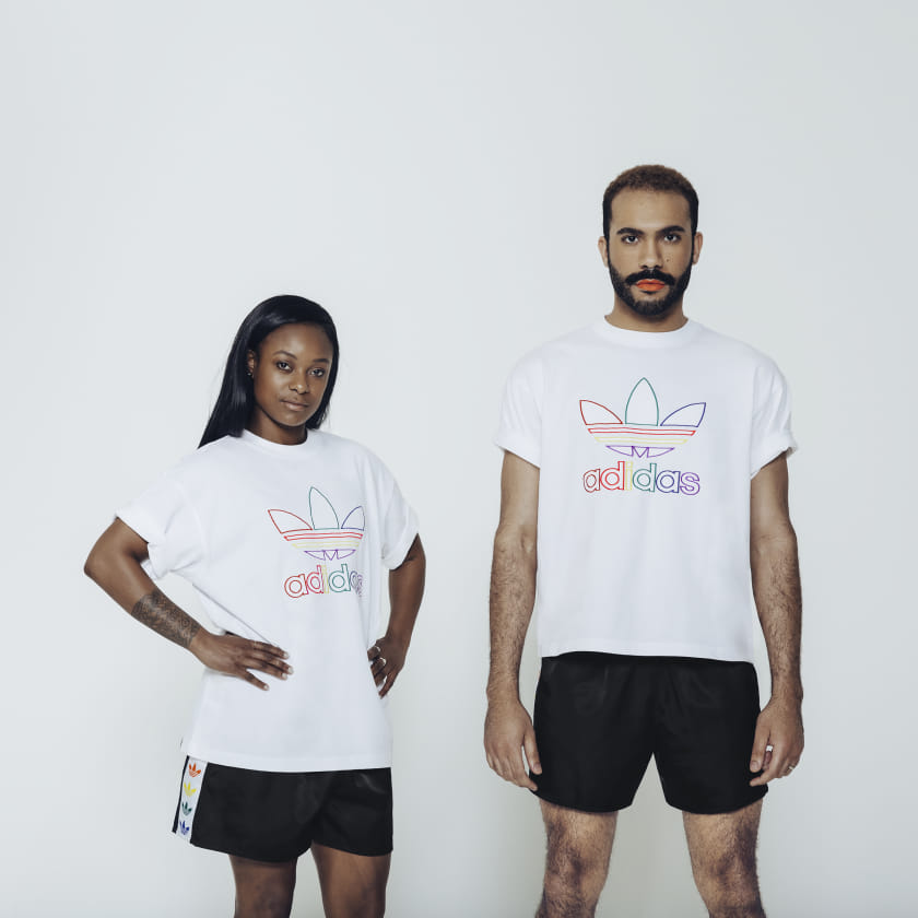 Adidas Pride Trefoil Outline Tee