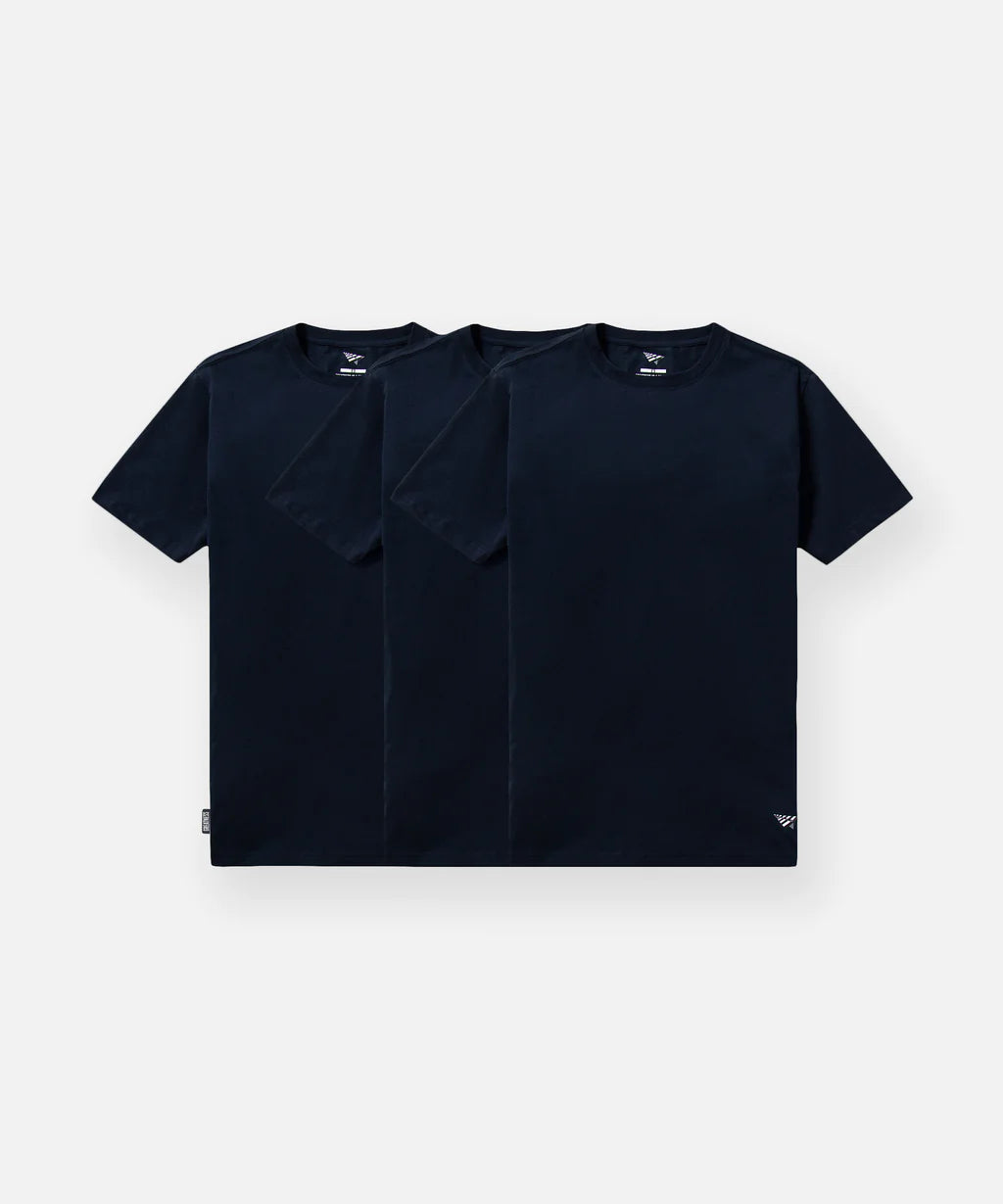 PAPER PLANES Essential 3-Pack Tee (MIDNIGHT)