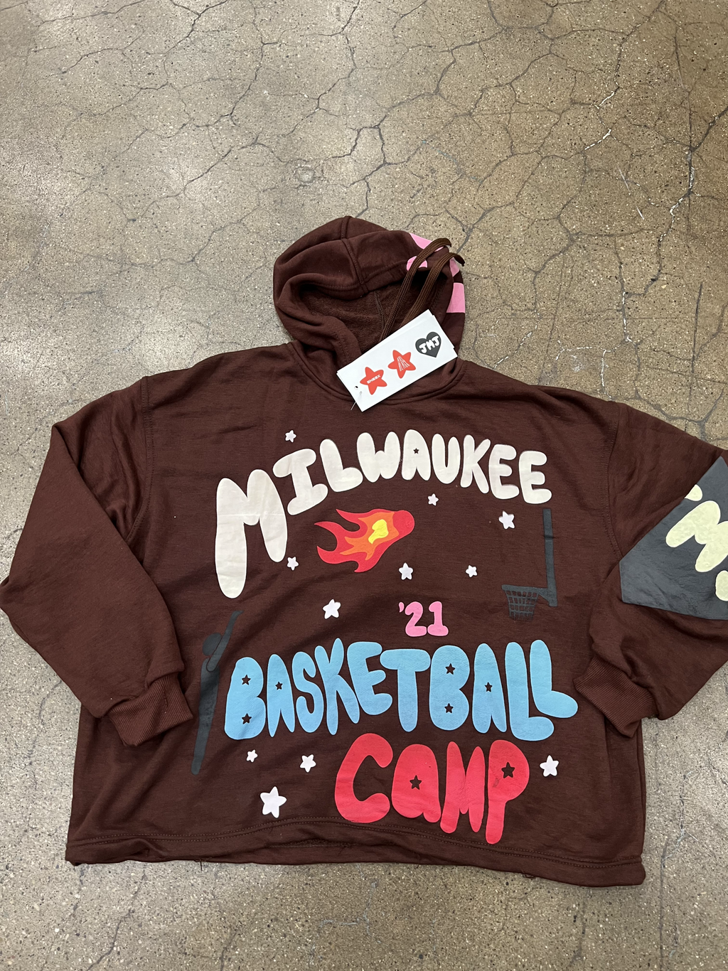 Sneex x AULBLACK MKE BBALL CAMP Hoodie - Brown