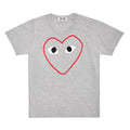 Play Comme des Garçons Red Heart Sketch T-Shirt (Grey)