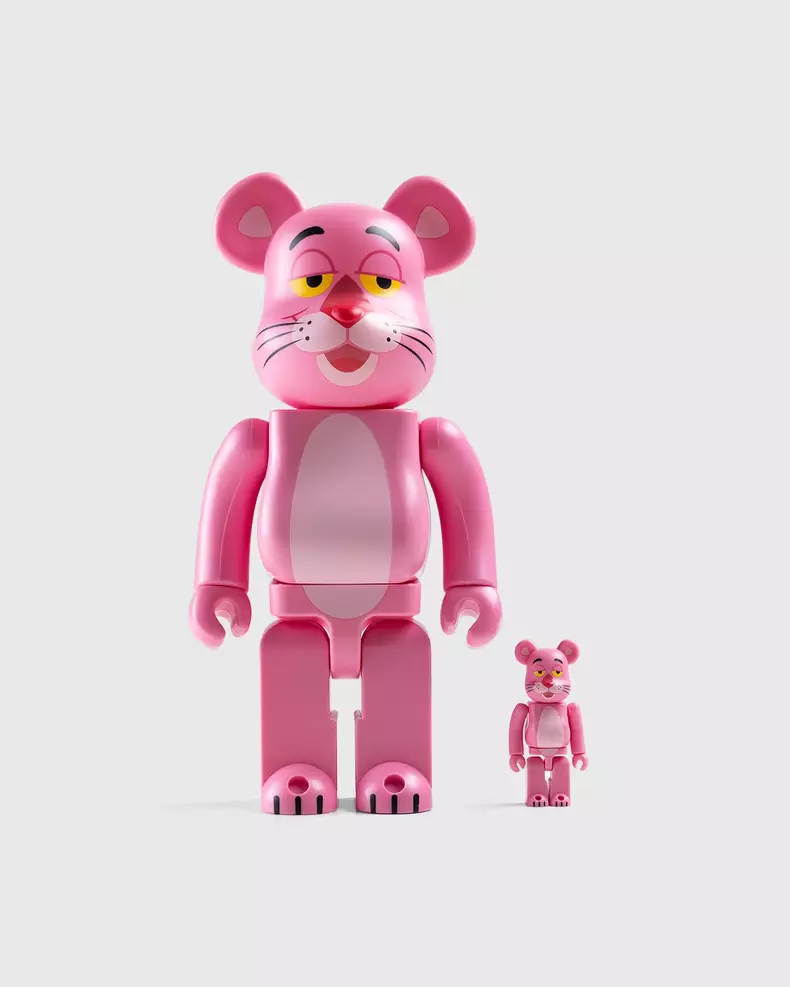 BE@RBRICK x Pink Panther Set 400% and 100%