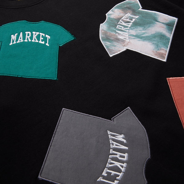 MARKET T SHIRT PATCH CREWNECK