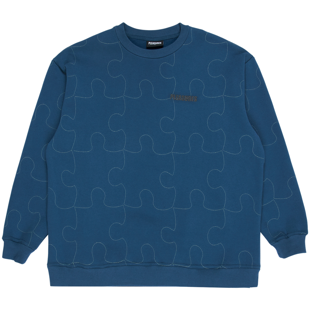 Pleasures Pieces Reflective Crewneck