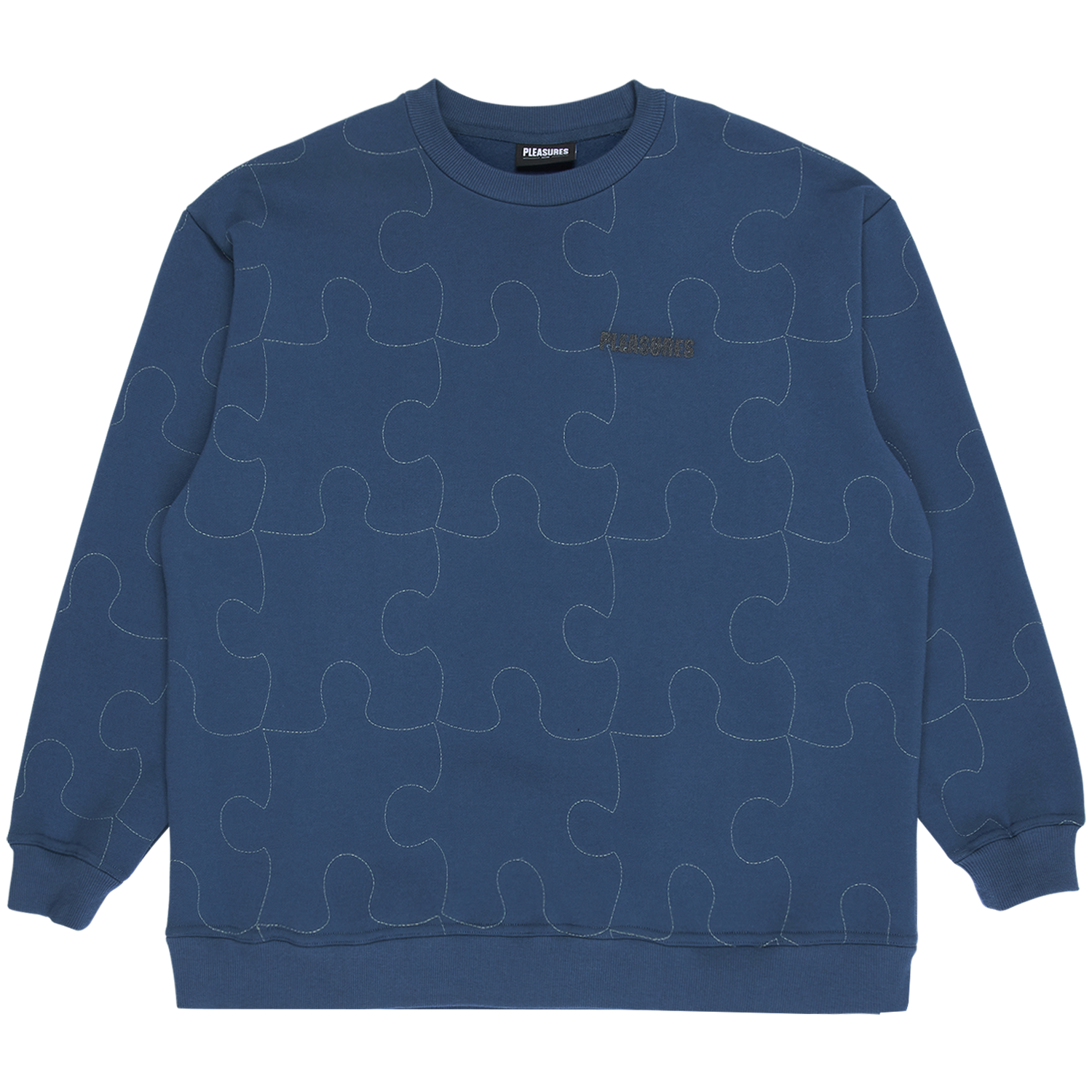 Pleasures Pieces Reflective Crewneck