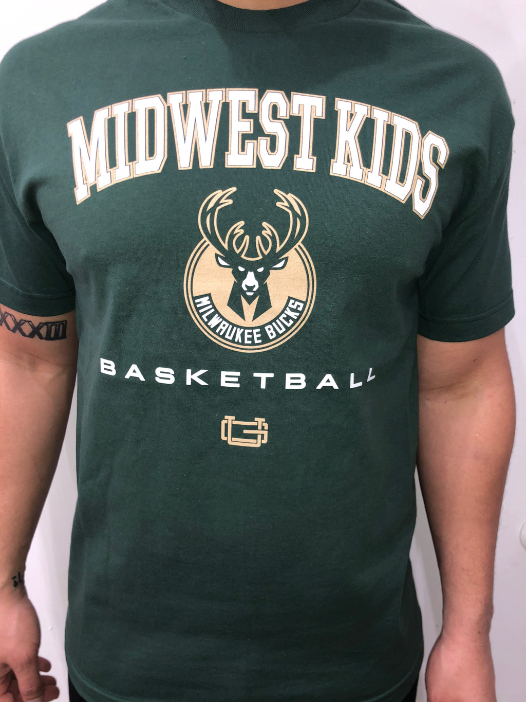 Midwest Kids x Ultra Game Milwaukee Bucks Tee
