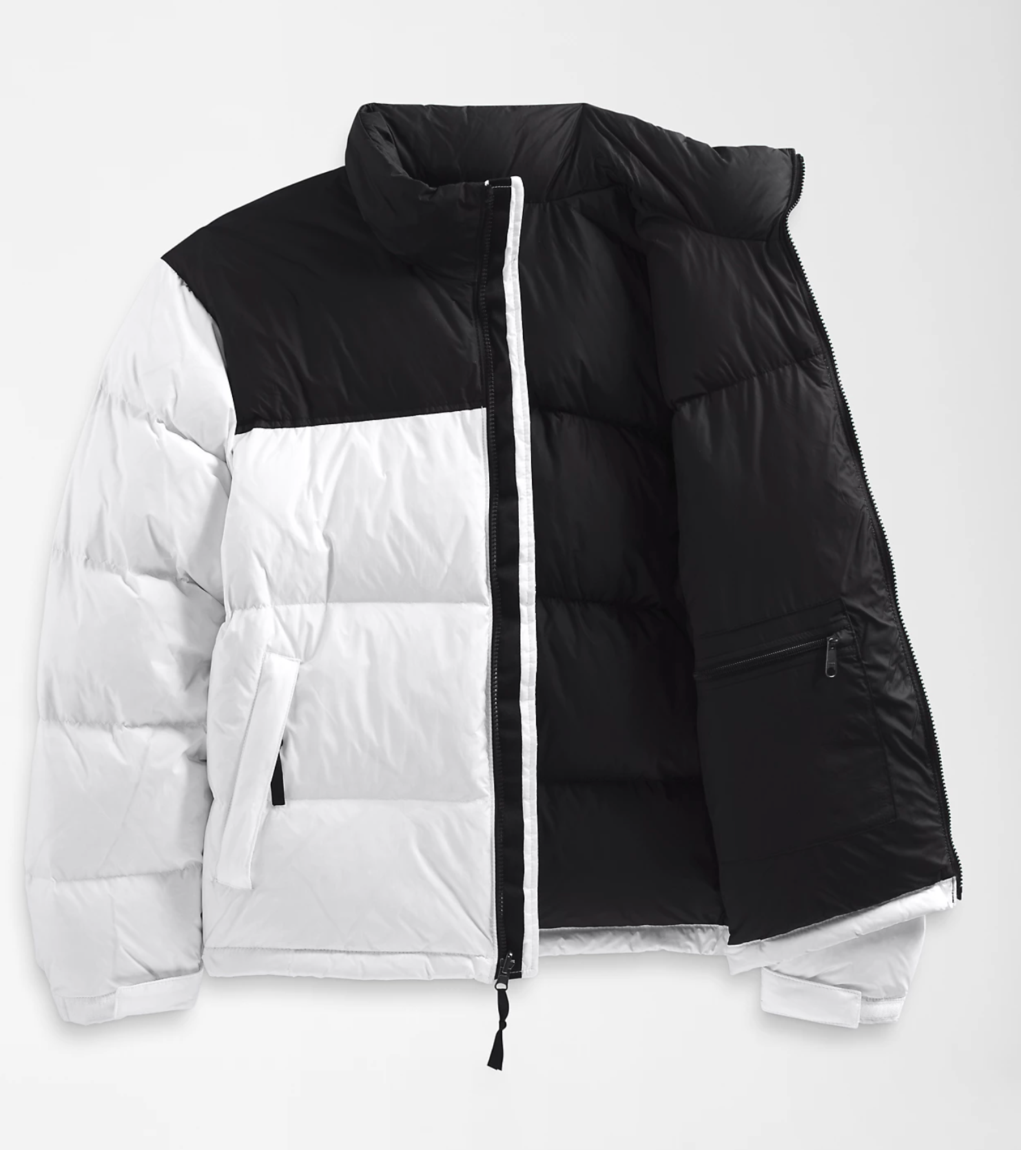 THE NORTH FACE NUPTSE JACKET (TNF WHITE/BLACK)