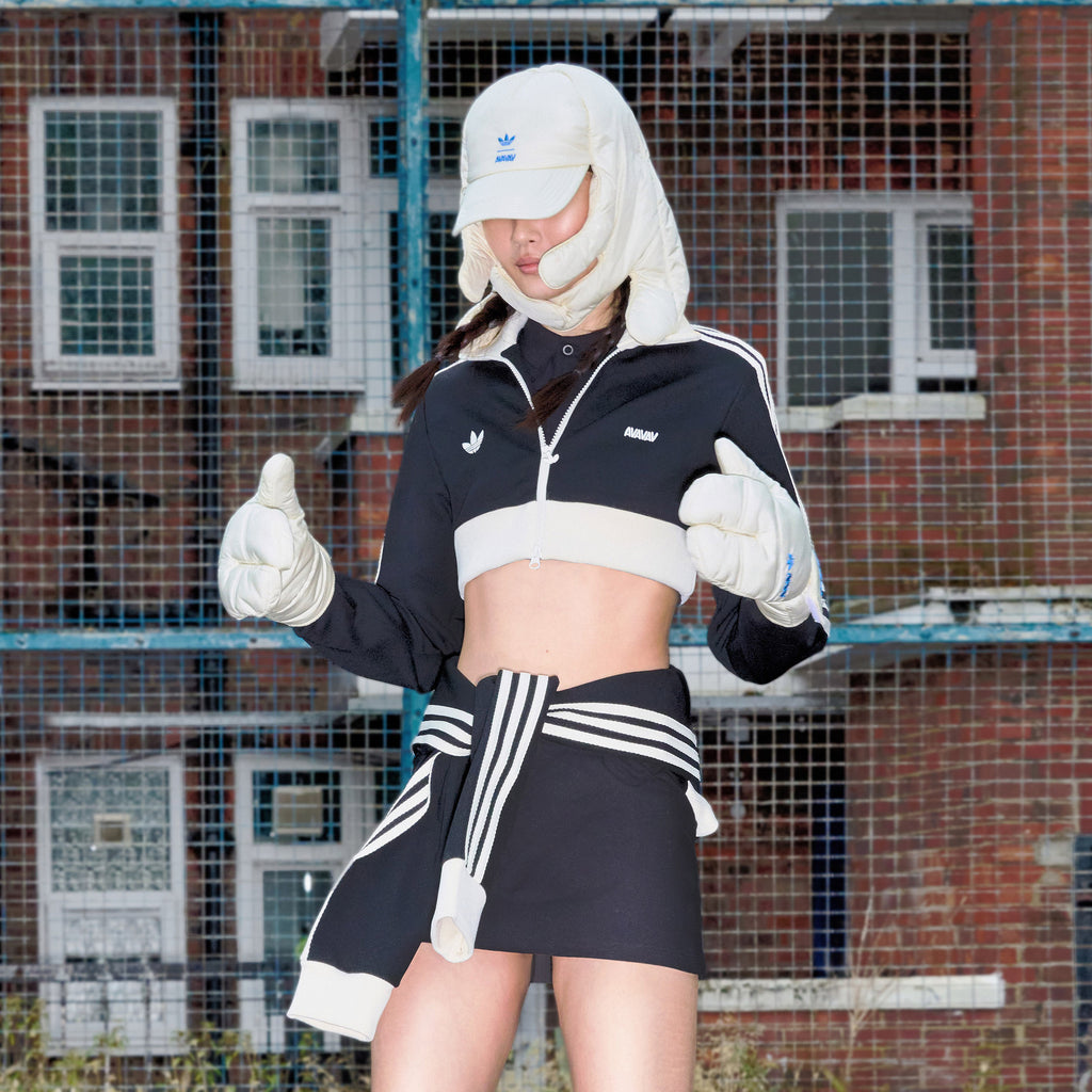 Adidas x avavav cropped track top