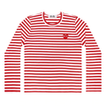 CDG Play Comme des Garcons Striped LS (Red/White)