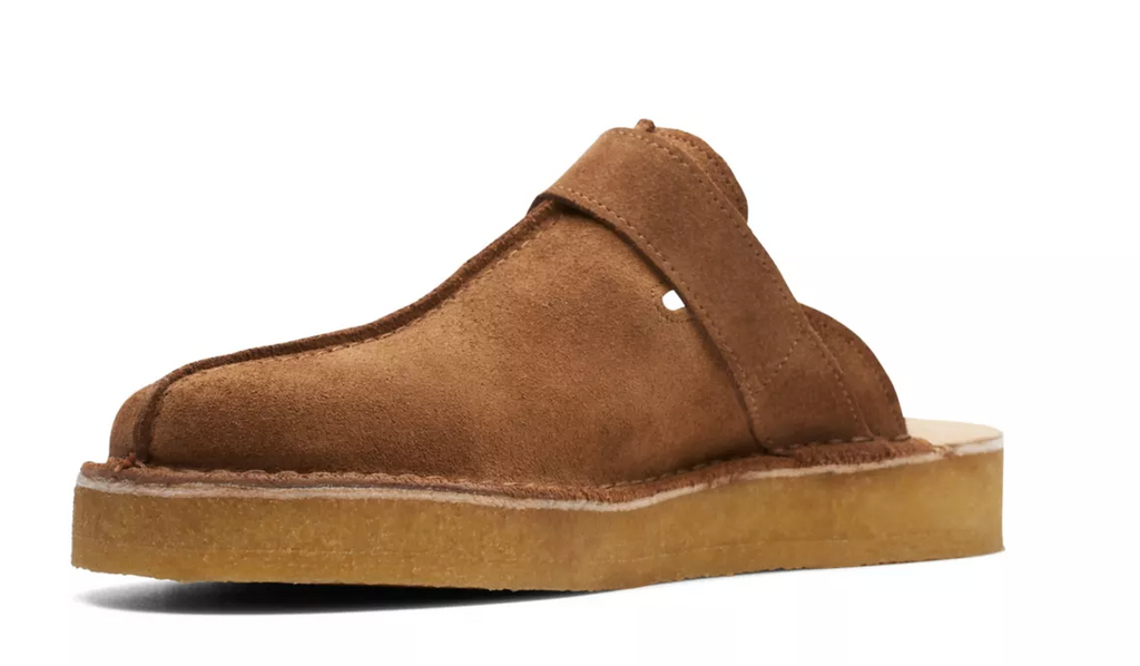 Clarks Trek Mule Caramel Suede