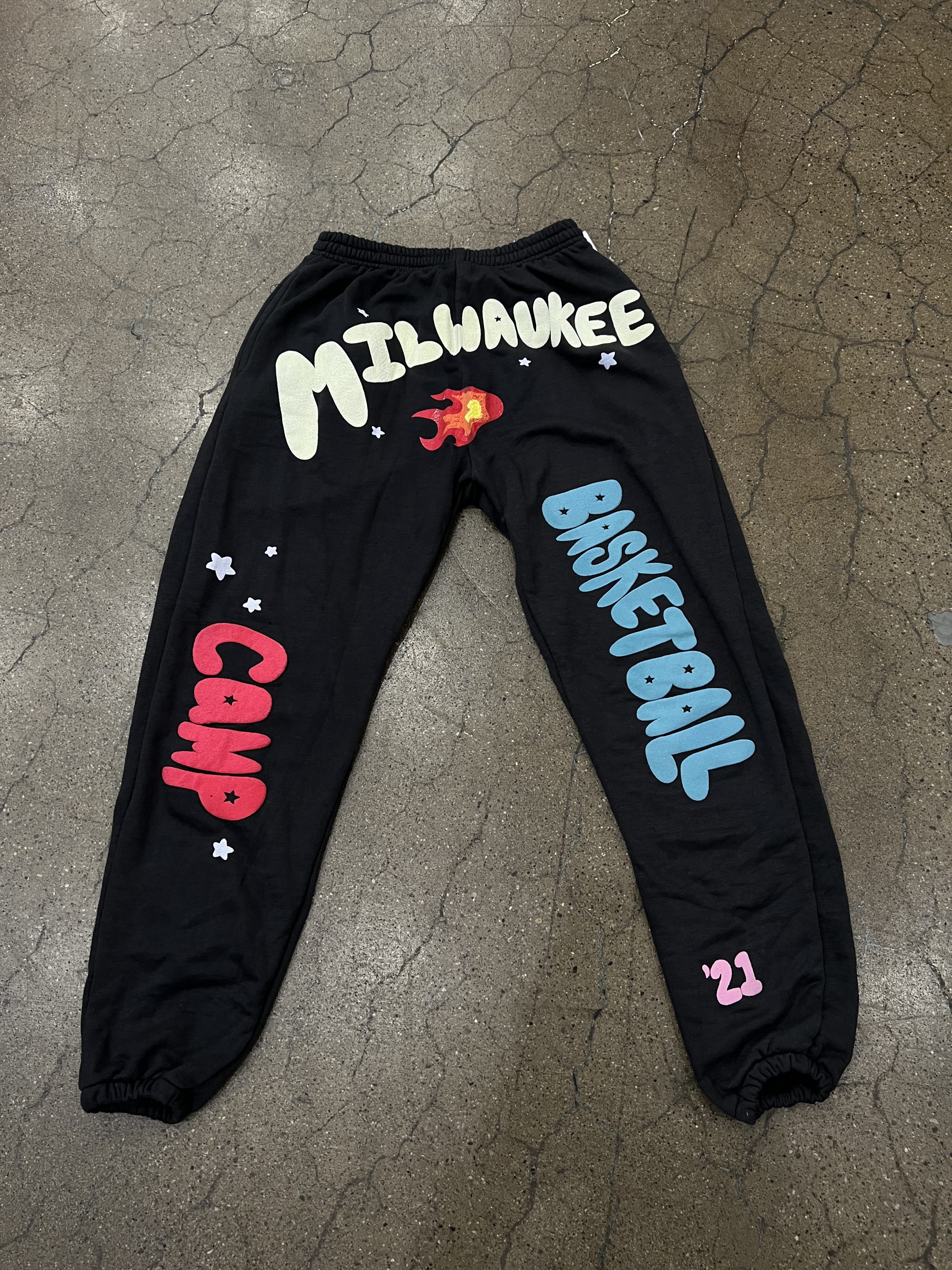 Sneex x AULBLACK MKE BBALL CAMP Pants - Grey