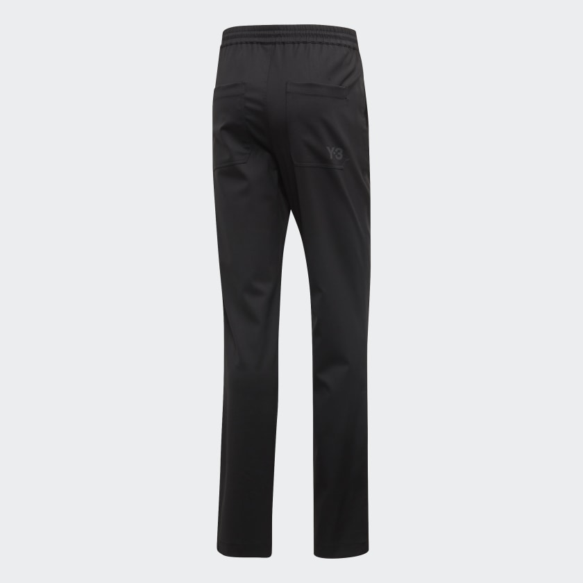 Y-3 Wool/Satin Straight Leg Pant