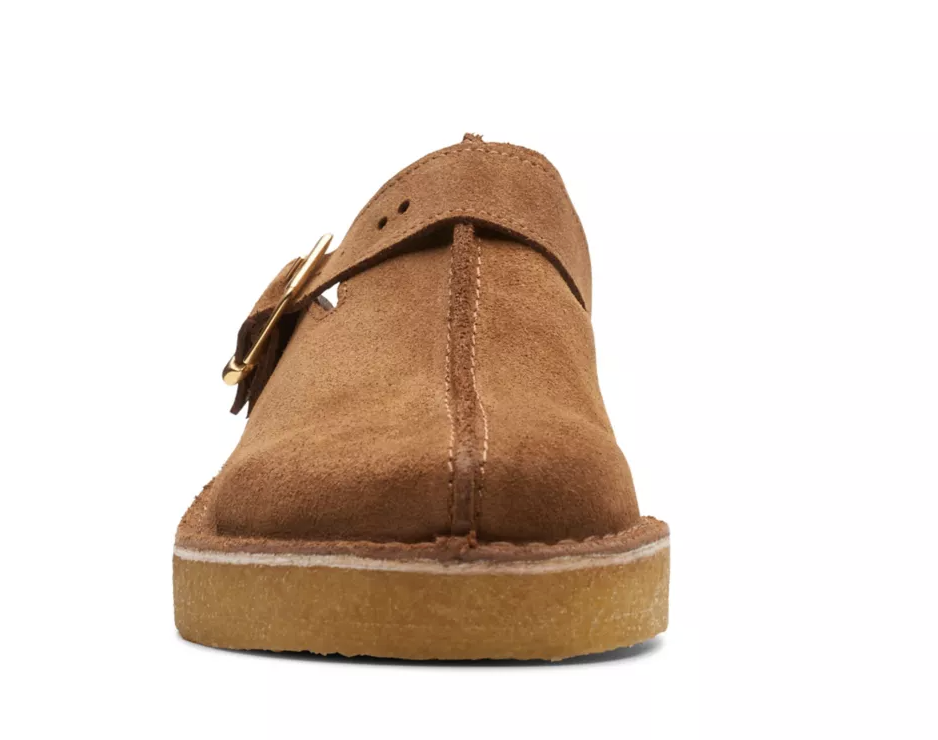 Clarks Trek Mule Caramel Suede