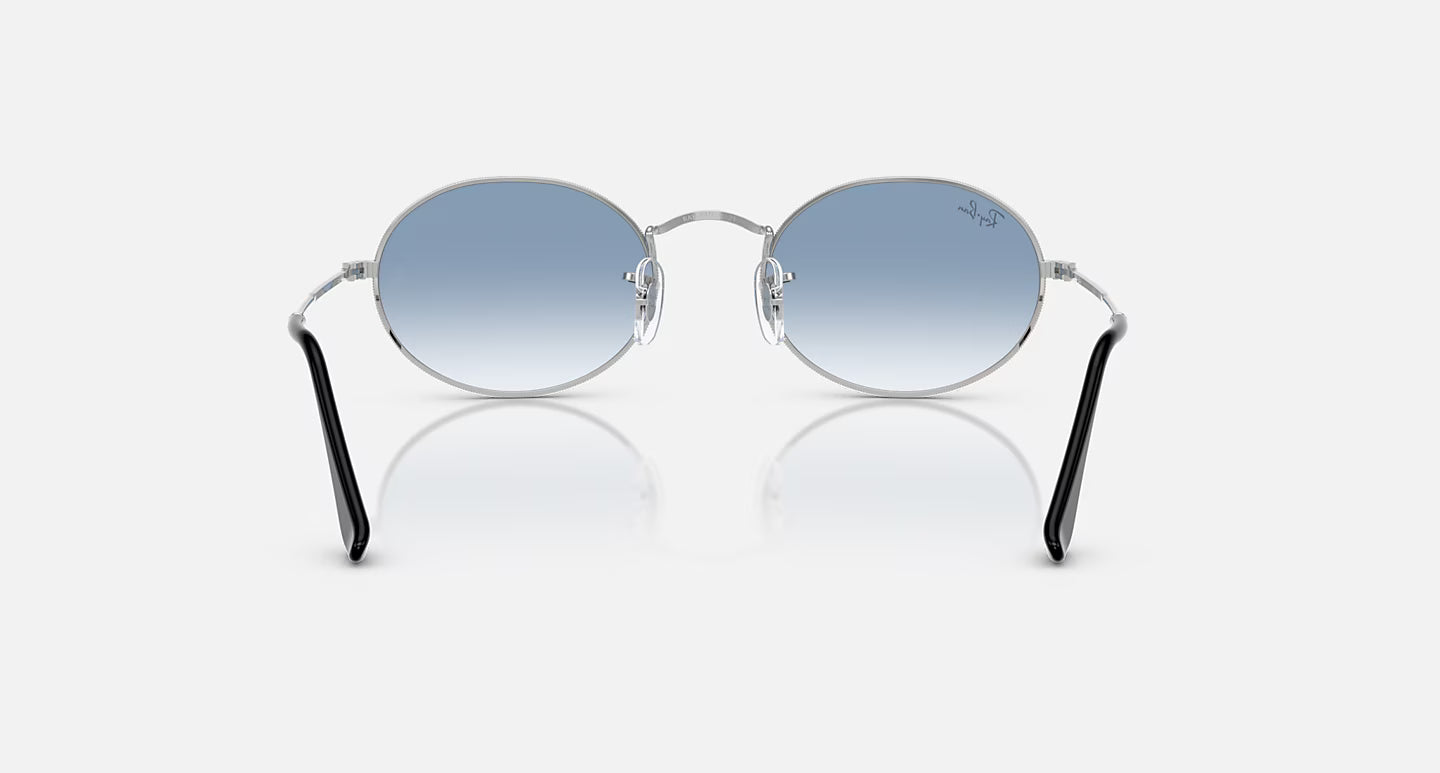ray-ban oval blue
