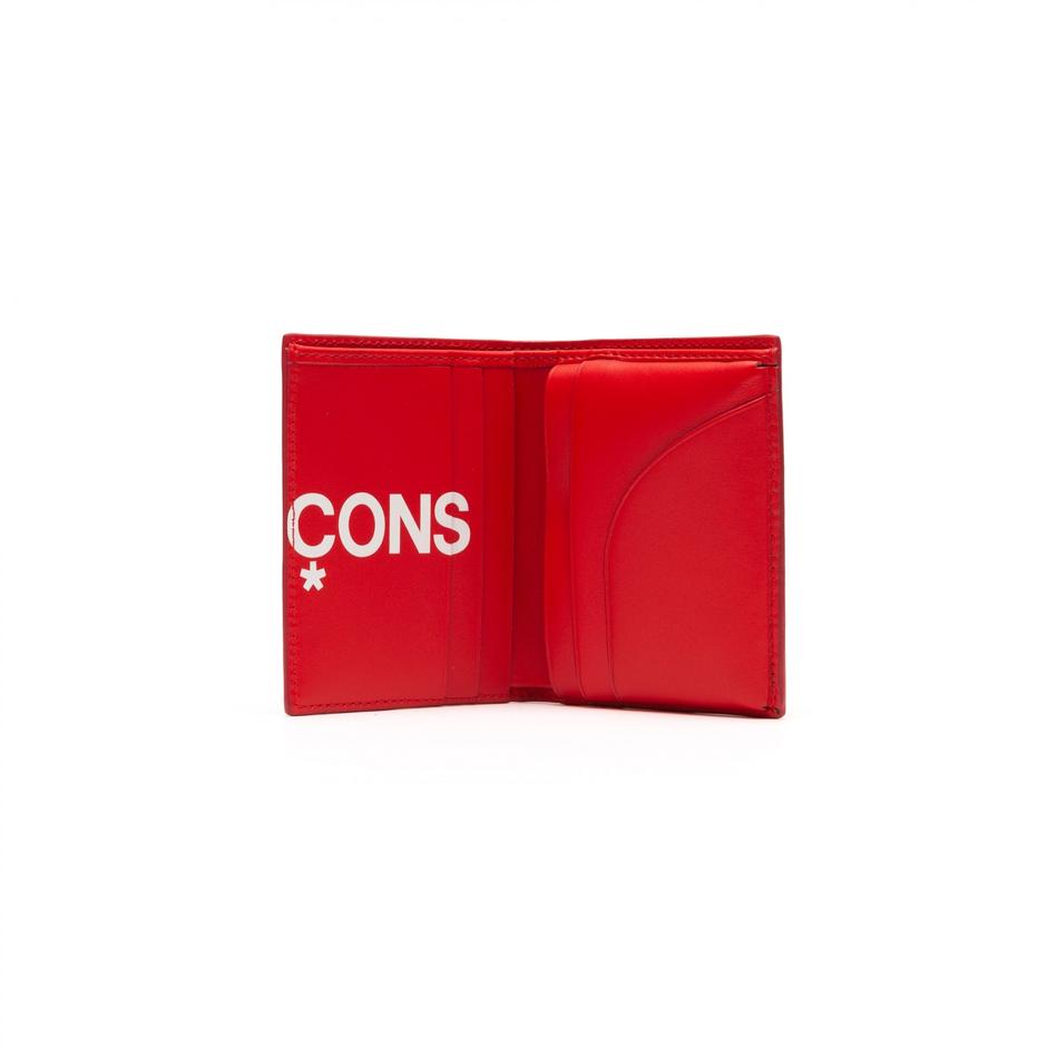 CDG Huge Logo Wallet - Red
