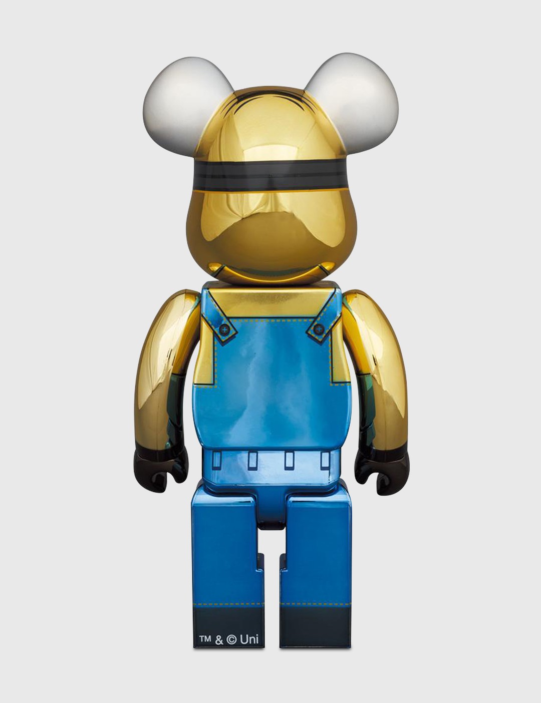 BE@RBRICK X Minions Dave (Chrome Version) 1000%
