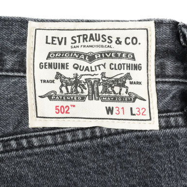 Levi's Wellthread 502 Abraded Obsidian Hemp