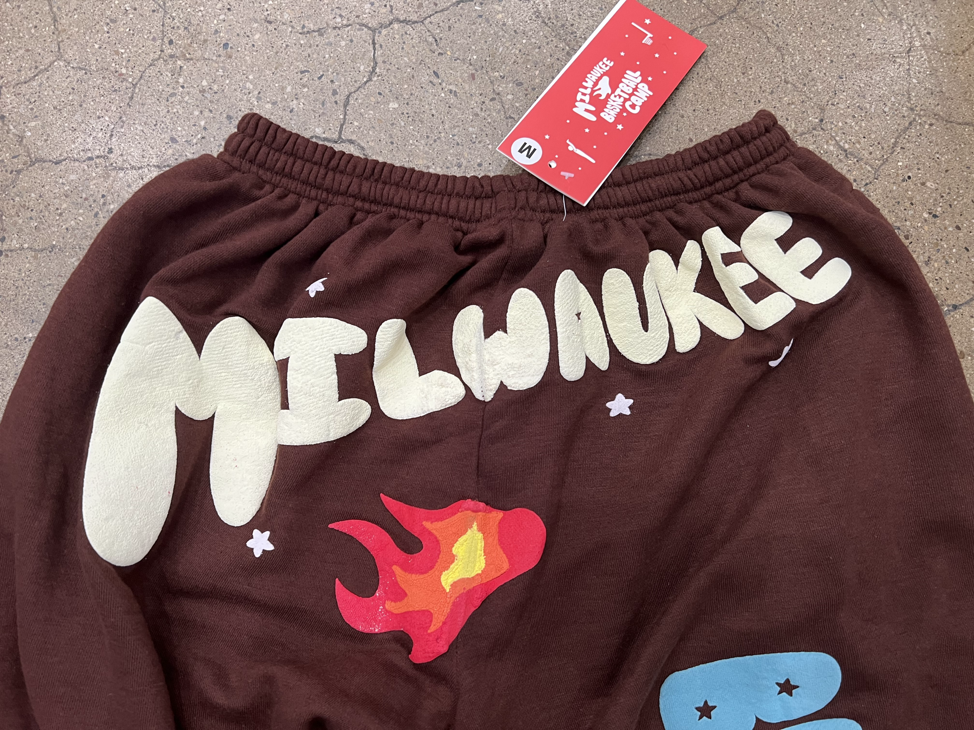 Sneex x AULBLACK MKE BBALL CAMP Pants -Brown