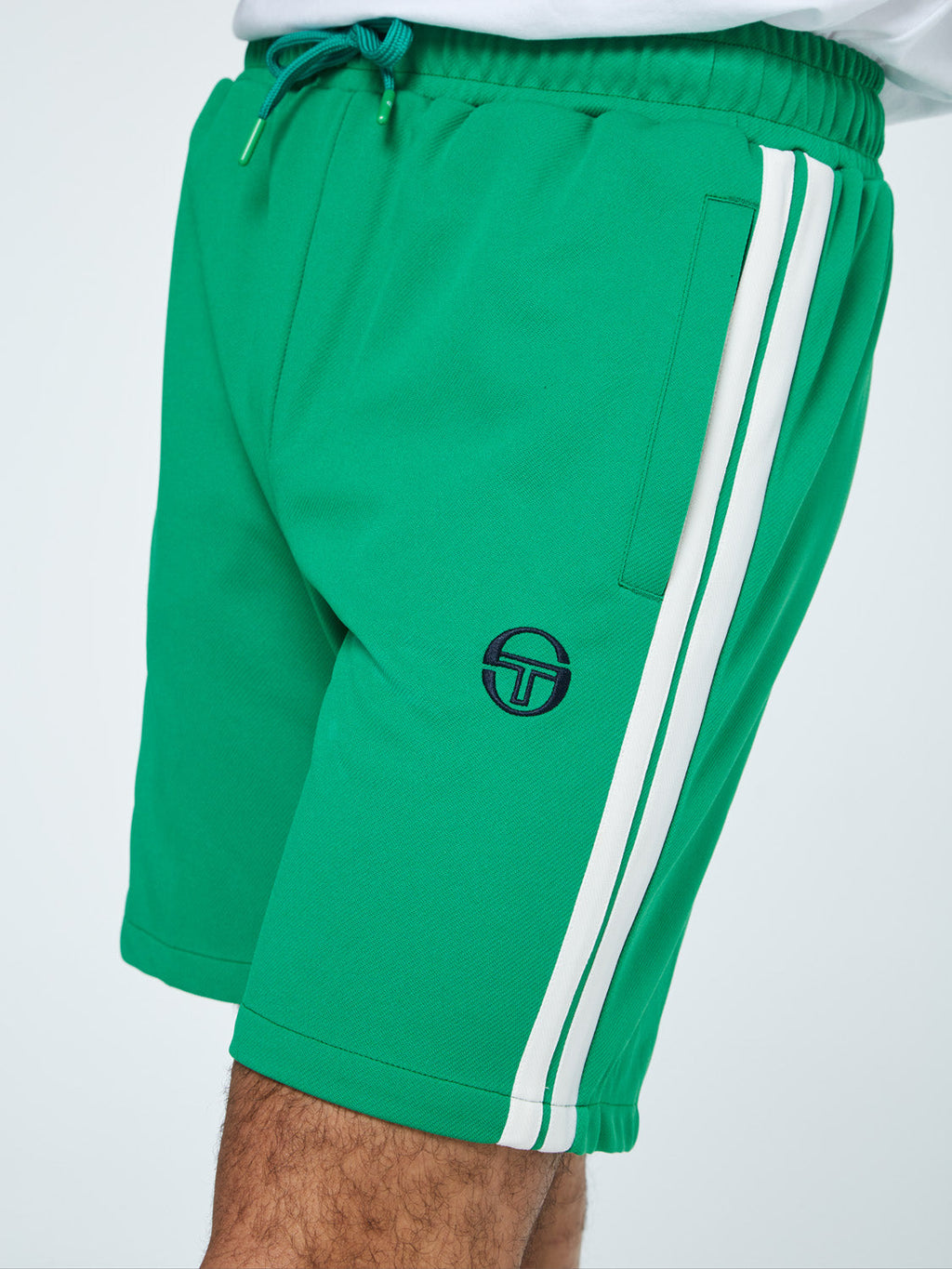 Sergio Tacchini Pietrapertosa Shorts Archivio-Jolly Green/Gardenia
