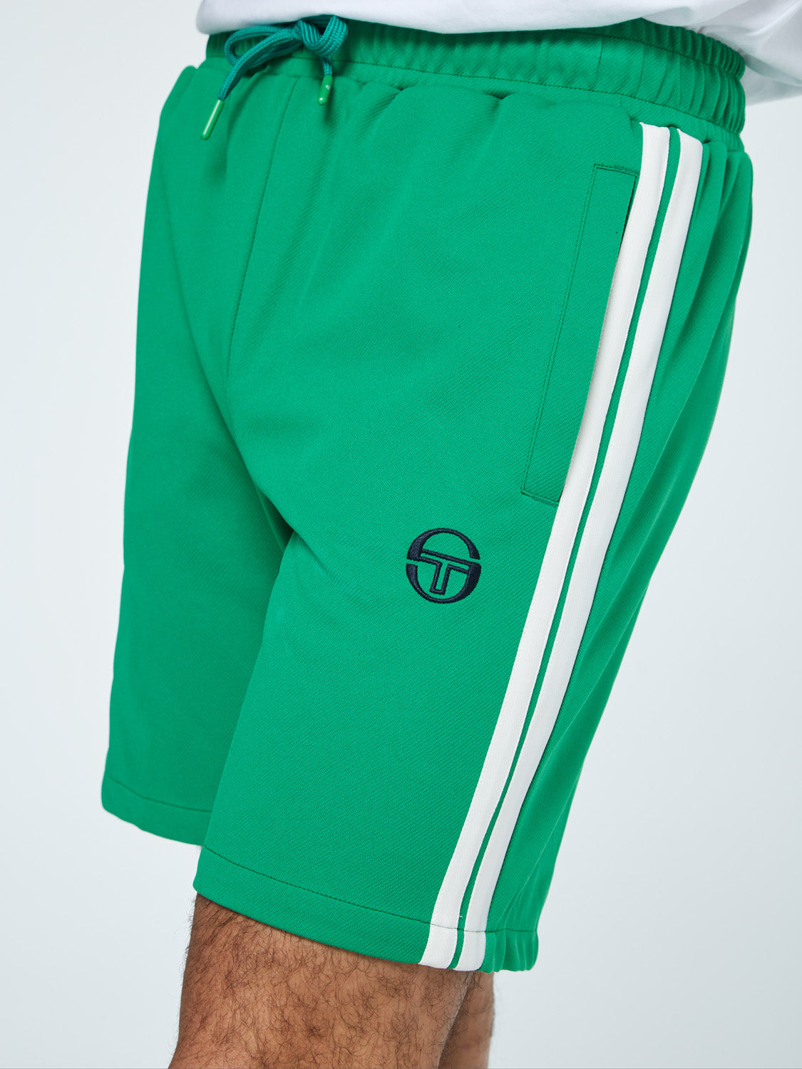 Sergio Tacchini Pietrapertosa Shorts Archivio-Jolly Green/Gardenia