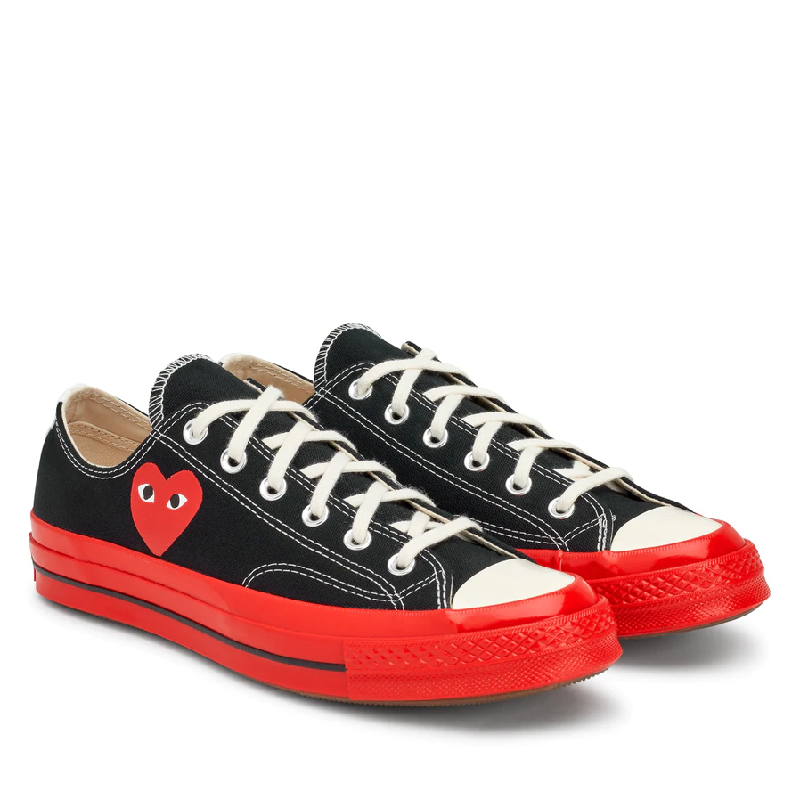 PLAY Comme des Garçons x Converse Chuck 70 Low Top (Red Sole)
