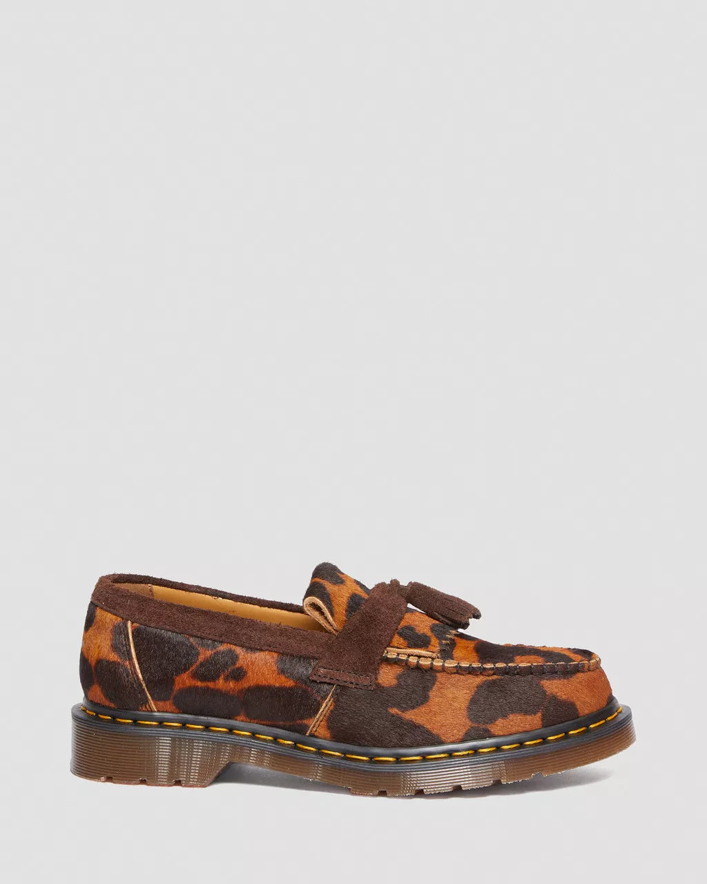 DR. MARTENS ADRIAN MADE IN ENGLAND HAIR ON TASSEL LOAFERS