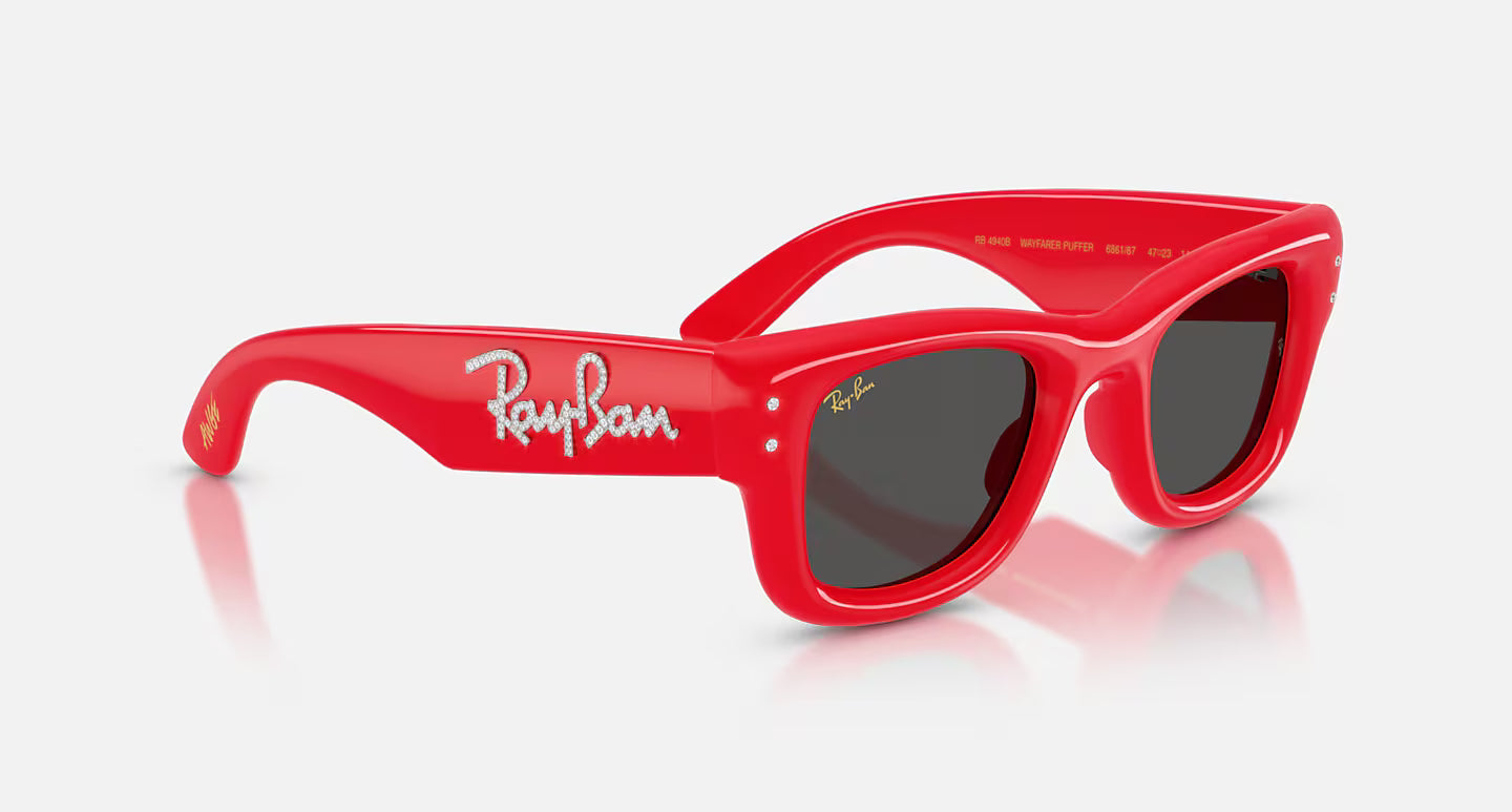 ray ban wayfare puffer crystal edition