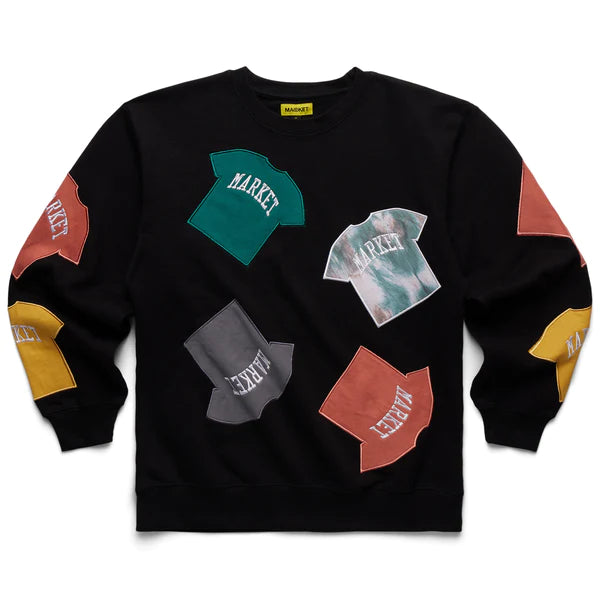 MARKET T SHIRT PATCH CREWNECK
