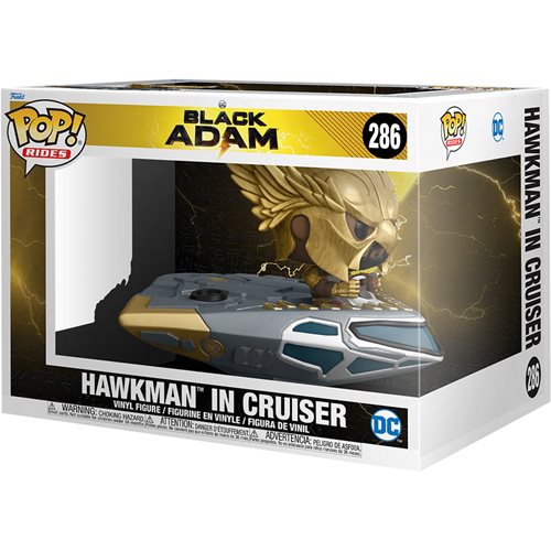 FUNKO POP! Black Adam Hawkman In Cruiser