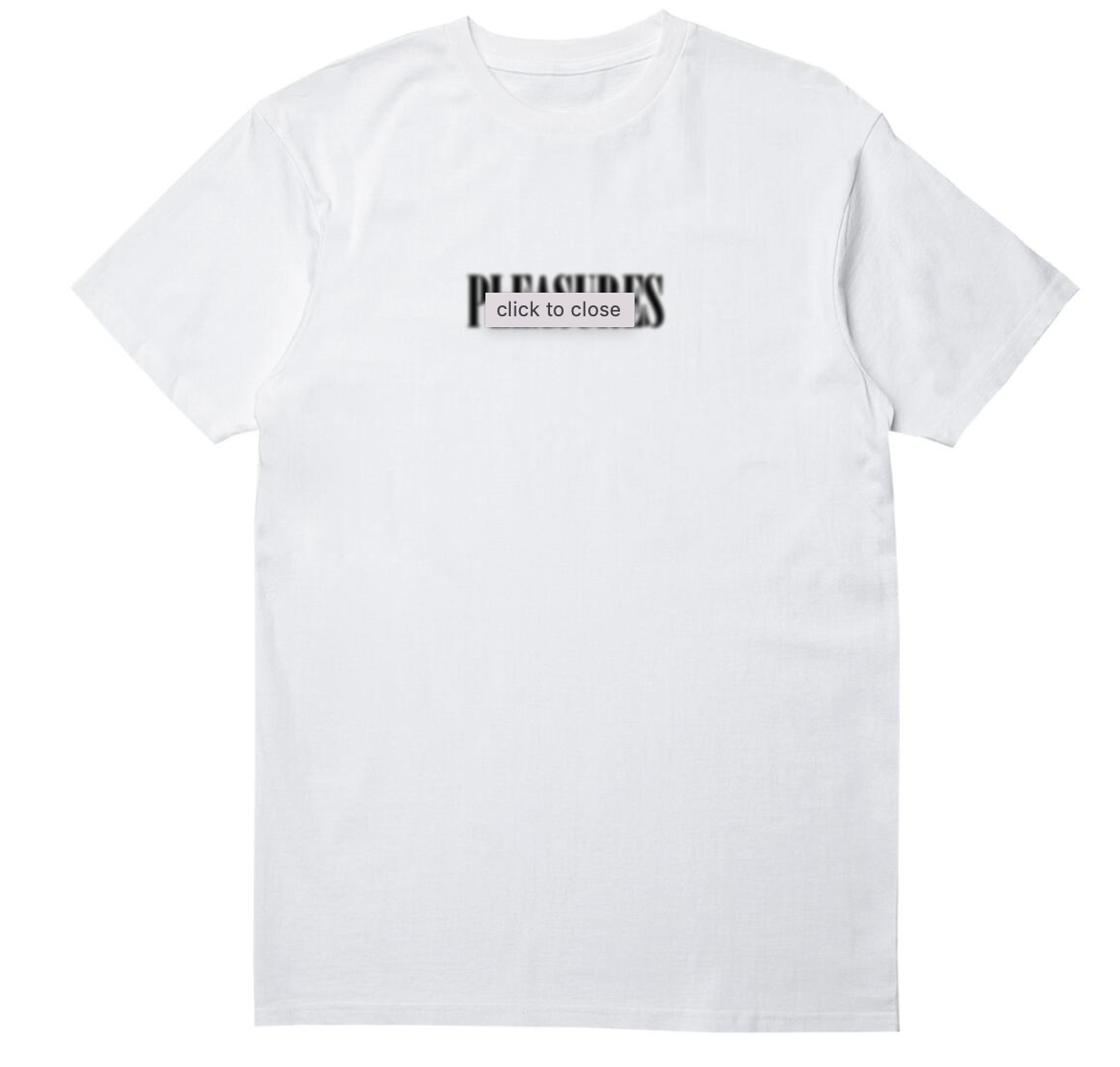 Pleasures Blurry T Shirt