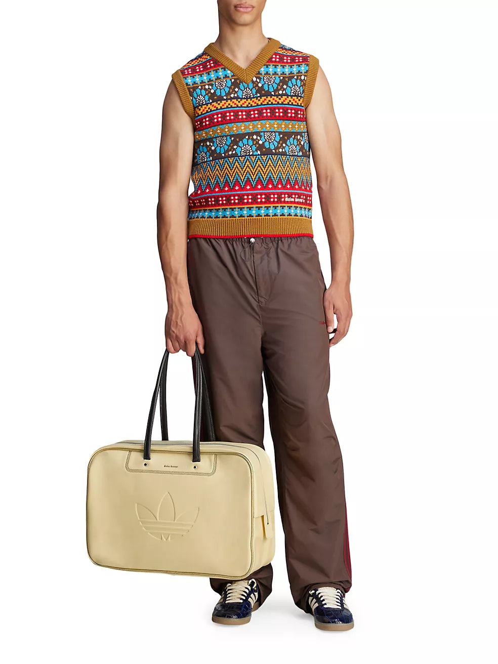 Wales Bonner Yellow x Adidas large duffle