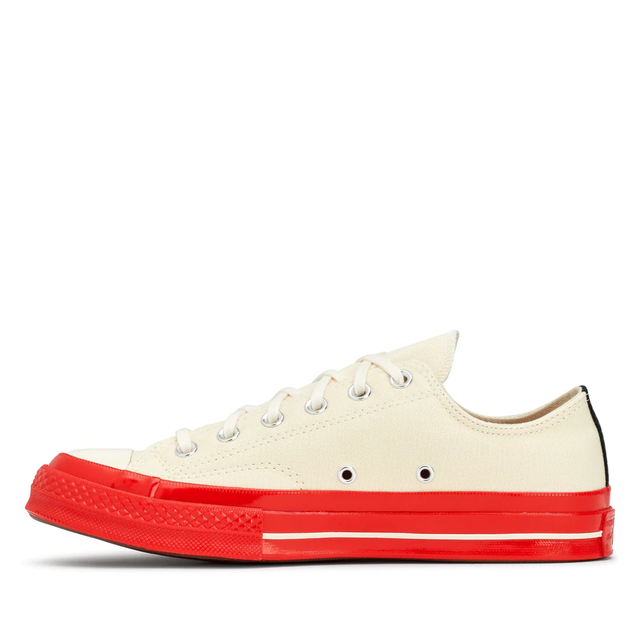 PLAY Comme des Garçons x Converse Chuck 70 Low Top (Red Sole)