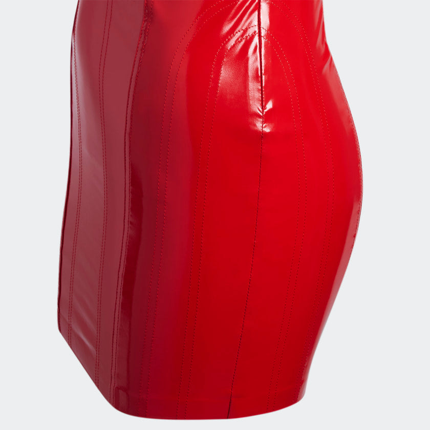 IVY PARK FAUX LATEX TANK DRESS