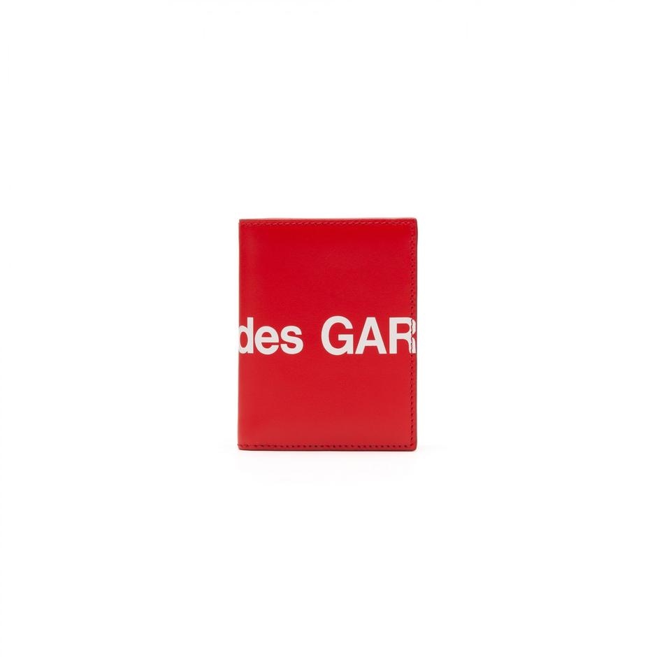 CDG Huge Logo Wallet - Red