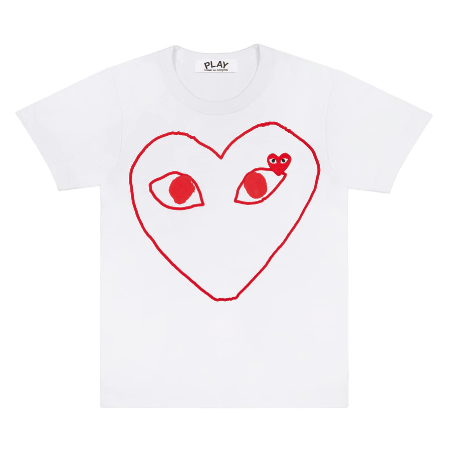 CDG Play Comme des Garçons T-Shirt (White)