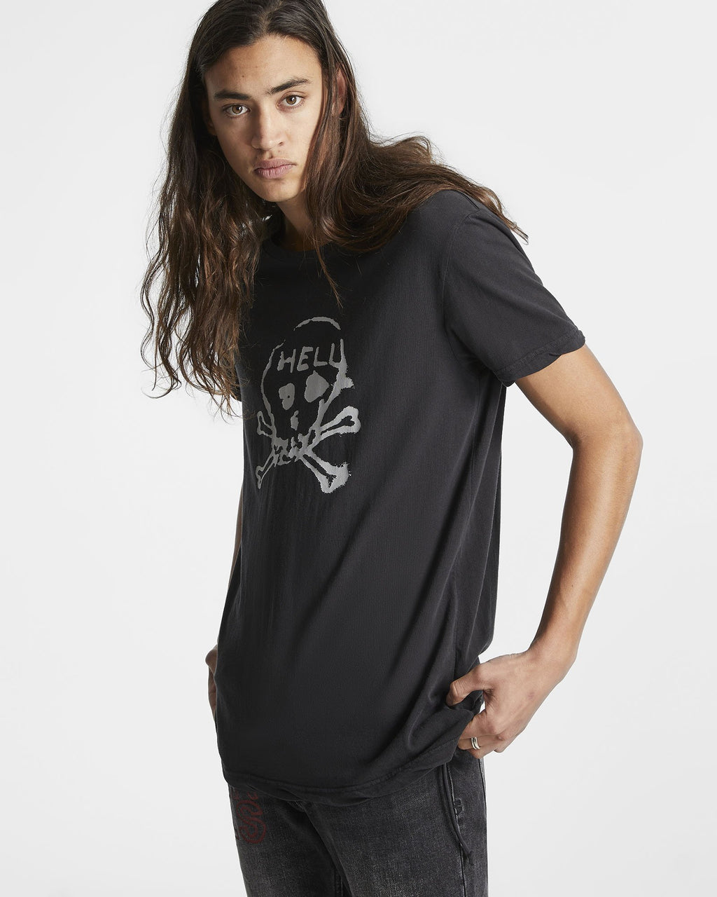 Ksubi Hell Seeing Lines SS Tee Jet Black