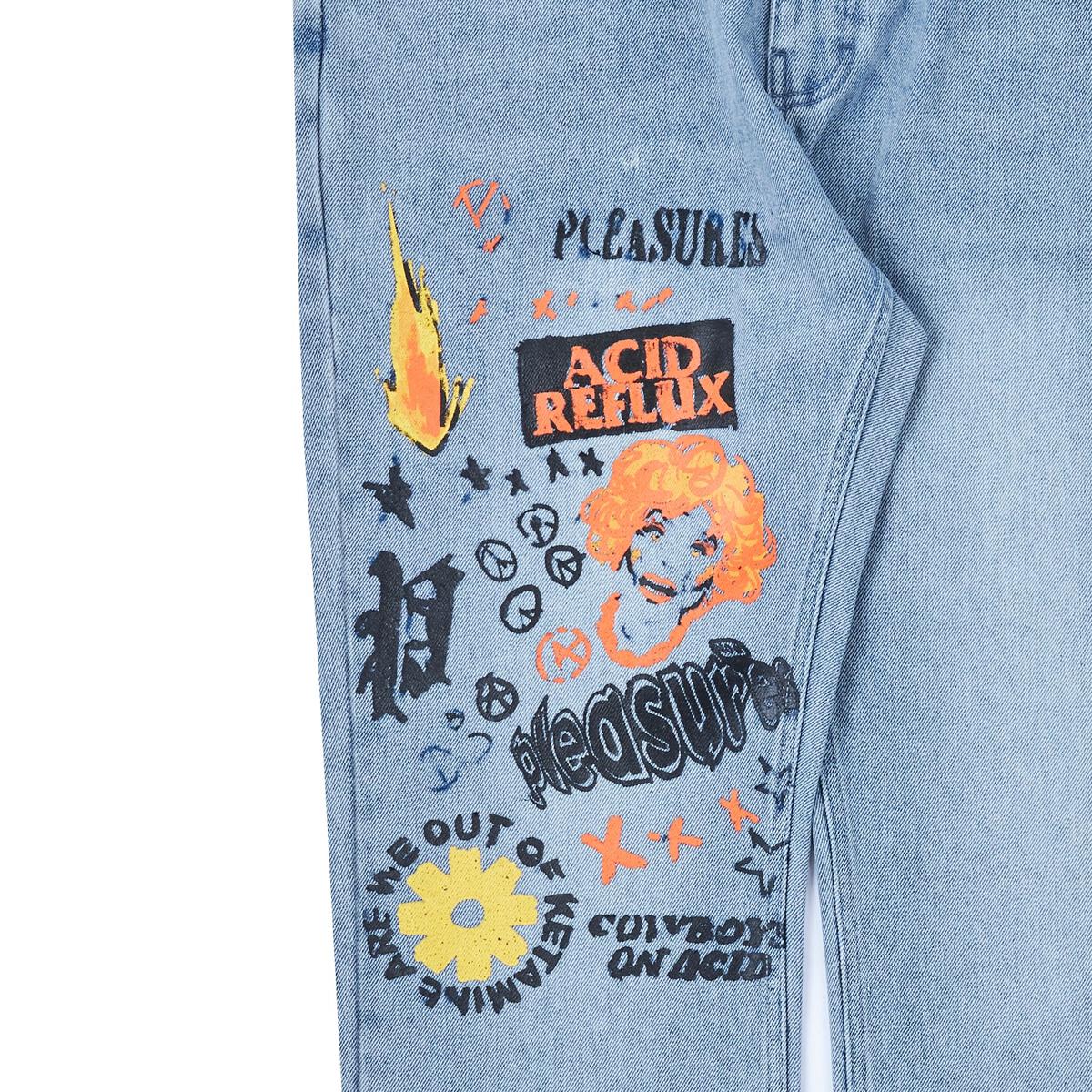 Pleasures Reflux 5 Pocket Denim