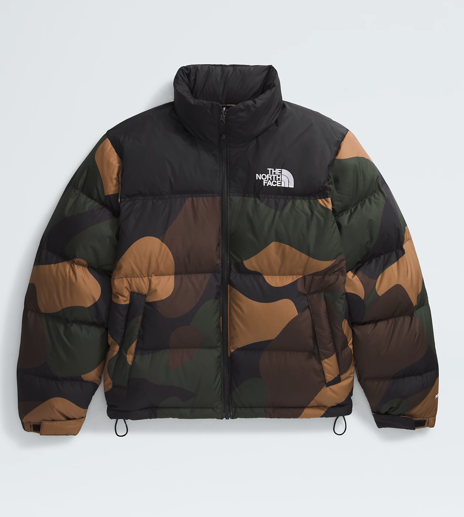 THE NORTH FACE NUPTSE JACKET (BLACK BLOCK CAMO)