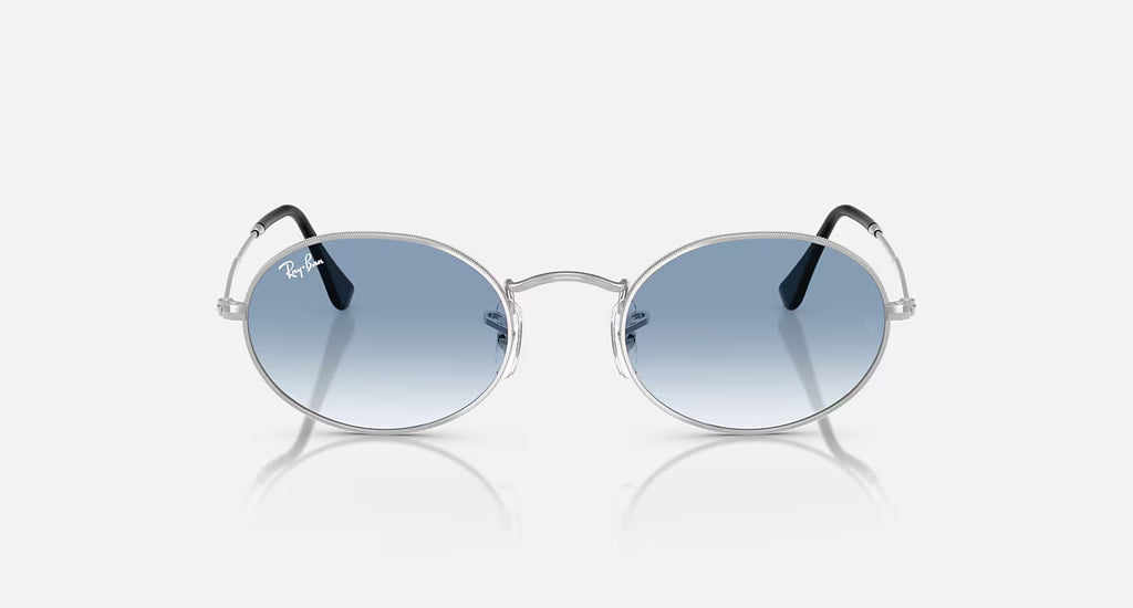 ray-ban oval blue